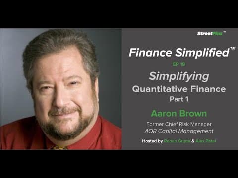 Simplifying Quantitative Finance Pt. 1
